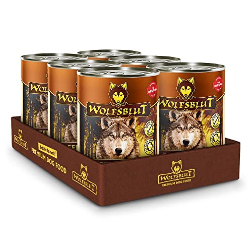 Wolfsblut - Deep Glade - 6 x 395 g - Rothirsch und Wasserbüffel - Nassfutter - Hundefutter - Getreidefrei von Wolfsblut