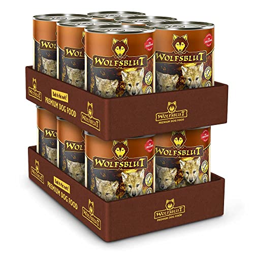 Wolfsblut - Deep Glade Puppy - 12 x 395 g - Rothirsch und Wasserbüffel - Nassfutter - Hundefutter - Getreidefrei von Wolfsblut