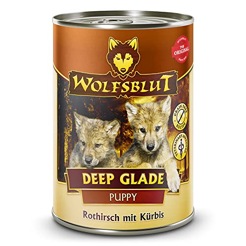 Wolfsblut - Deep Glade Puppy - 6 x 395 g - Rothirsch mit Kürbis - Nassfutter - Getreidefrei Wolfsblut - Deep Glade Puppy - 6 x 395 g - Rothirsch mit Kürbis - Nassfutter - Getreidefrei von Wolfsblut