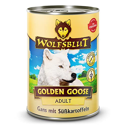 Wolfsblut - Golden Goose - 6 x 395 g - Gans - Nassfutter - Hundefutter - Getreidefrei Wolfsblut - Golden Goose - 6 x 395 g - Gans - Nassfutter - Hundefutter - Getreidefrei von Wolfsblut