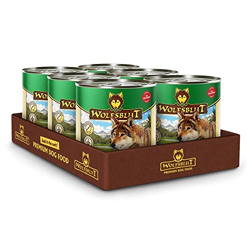 Wolfsblut - Green Valley - 6 x 800 g - Lamm und Lachs - Nassfutter - Hundefutter - Getreidefrei von Wolfsblut