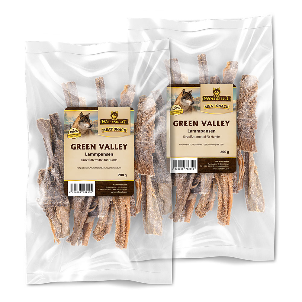 Wolfsblut | Green Valley Lammpansen | Kauartikel | 2 x 200 g von Wolfsblut
