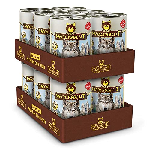 Wolfsblut - Grey Peak - 12 x 395 g - Ziege - Nassfutter - Hundefutter - Getreidefrei von Wolfsblut