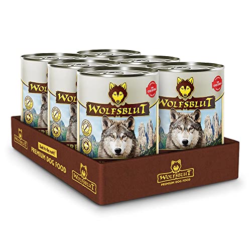 Wolfsblut - Grey Peak - 6 x 395 g - Ziege - Nassfutter - Hundefutter - Getreidefrei von Wolfsblut