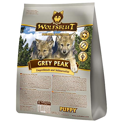 Wolfsblut - Grey Peak Puppy - 15 kg - Ziege - Trockenfutter - Hundefutter - Getreidefrei von Wolfsblut