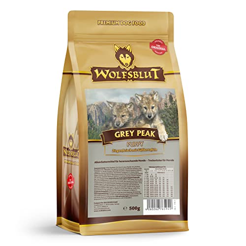 Wolfsblut - Grey Peak Puppy - 500 g - Ziege - Trockenfutter - Hundefutter - Getreidefrei von Wolfsblut