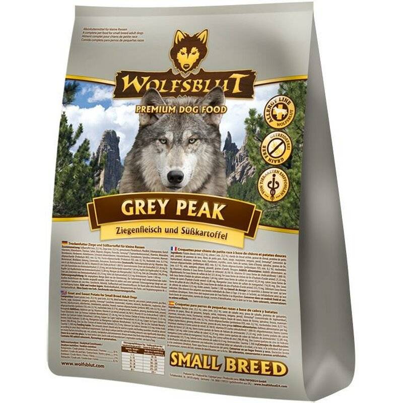 Wolfsblut Grey Peak Small Breed 7,5 kg (6,93 € pro 1 kg) von Wolfsblut