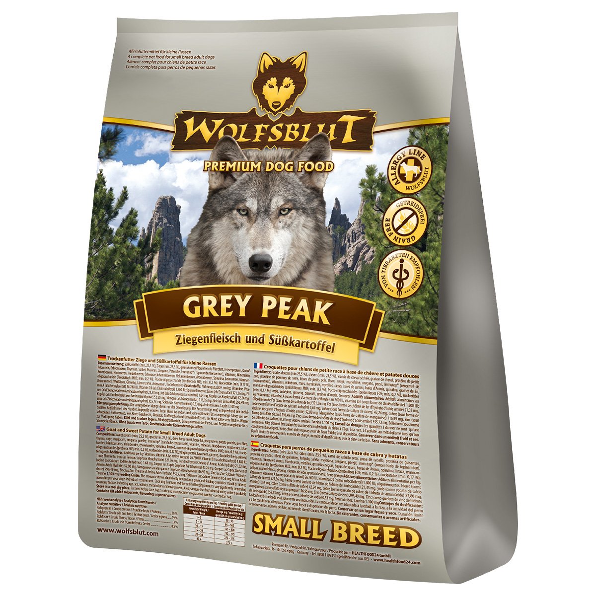 Wolfsblut Grey Peak Small Breed 2kg von Wolfsblut