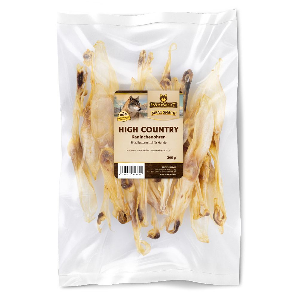 Wolfsblut | High Country Kaninchenohren | Kauartikel | 200 g Wolfsblut | High Country Kaninchenohren | Kauartikel | 200 g von Wolfsblut