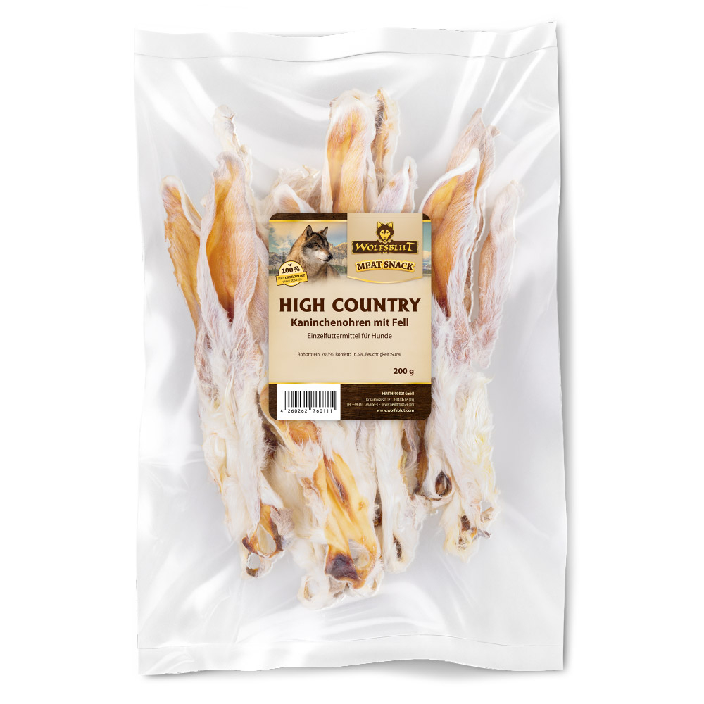 Wolfsblut | High Country Kaninchenohren | Kauartikel | 200 g Wolfsblut | High Country Kaninchenohren | Kauartikel | 200 g von Wolfsblut