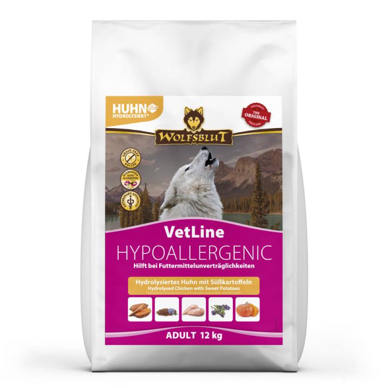 Wolfsblut | Hypoallergenic Hydrolysiertes Huhn | VetLine | 12 kg Wolfsblut | Hypoallergenic Hydrolysiertes Huhn | VetLine | 12 kg von Wolfsblut