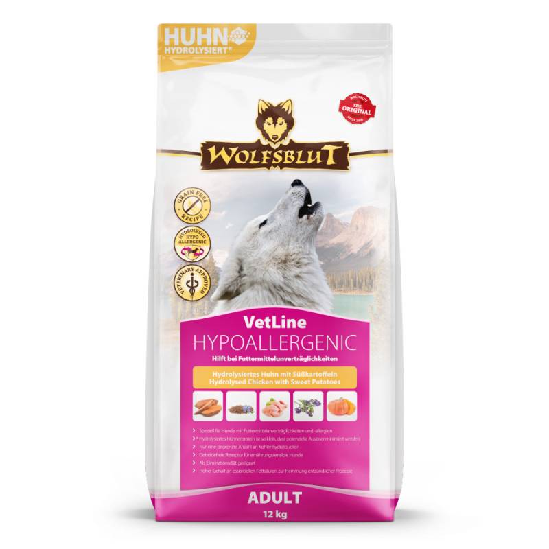 Wolfsblut | Hypoallergenic Hydrolysiertes Huhn | VetLine | 12 kg von Wolfsblut