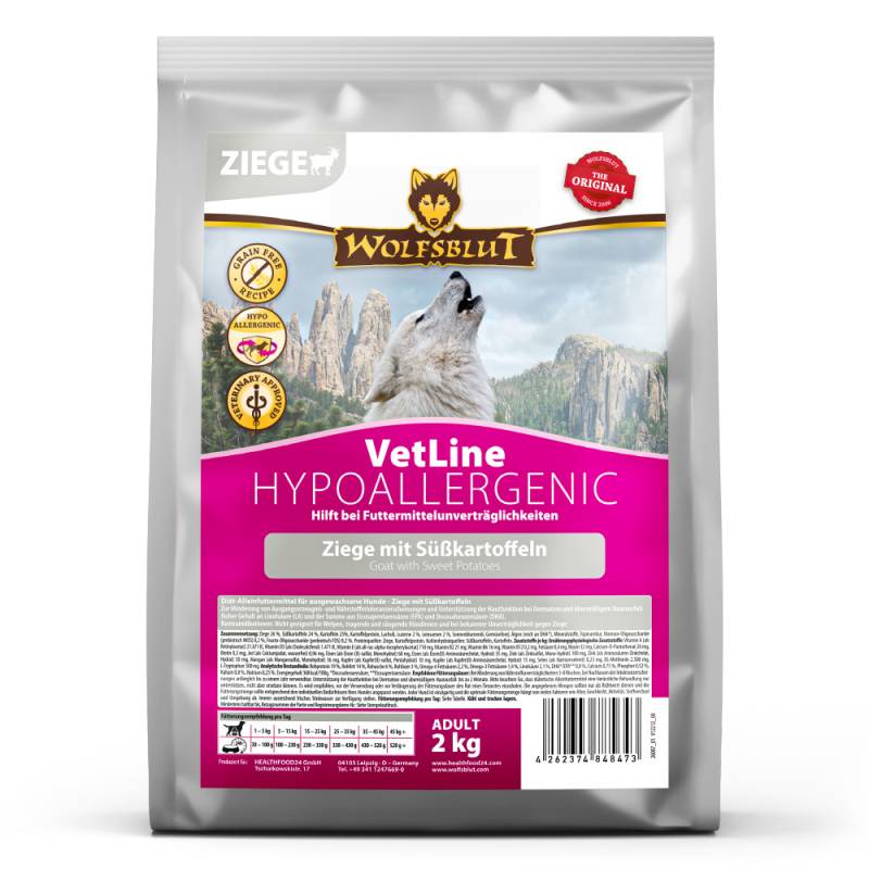 Wolfsblut | Hypoallergenic Ziege | VetLine | 4 x 2 kg Wolfsblut | Hypoallergenic Ziege | VetLine | 4 x 2 kg von Wolfsblut