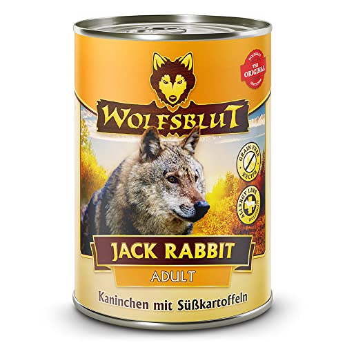 Wolfsblut - Jack Rabbit - 6 x 395 g - Kaninchen - Nassfutter - Hundefutter - Getreidefrei von Wolfsblut