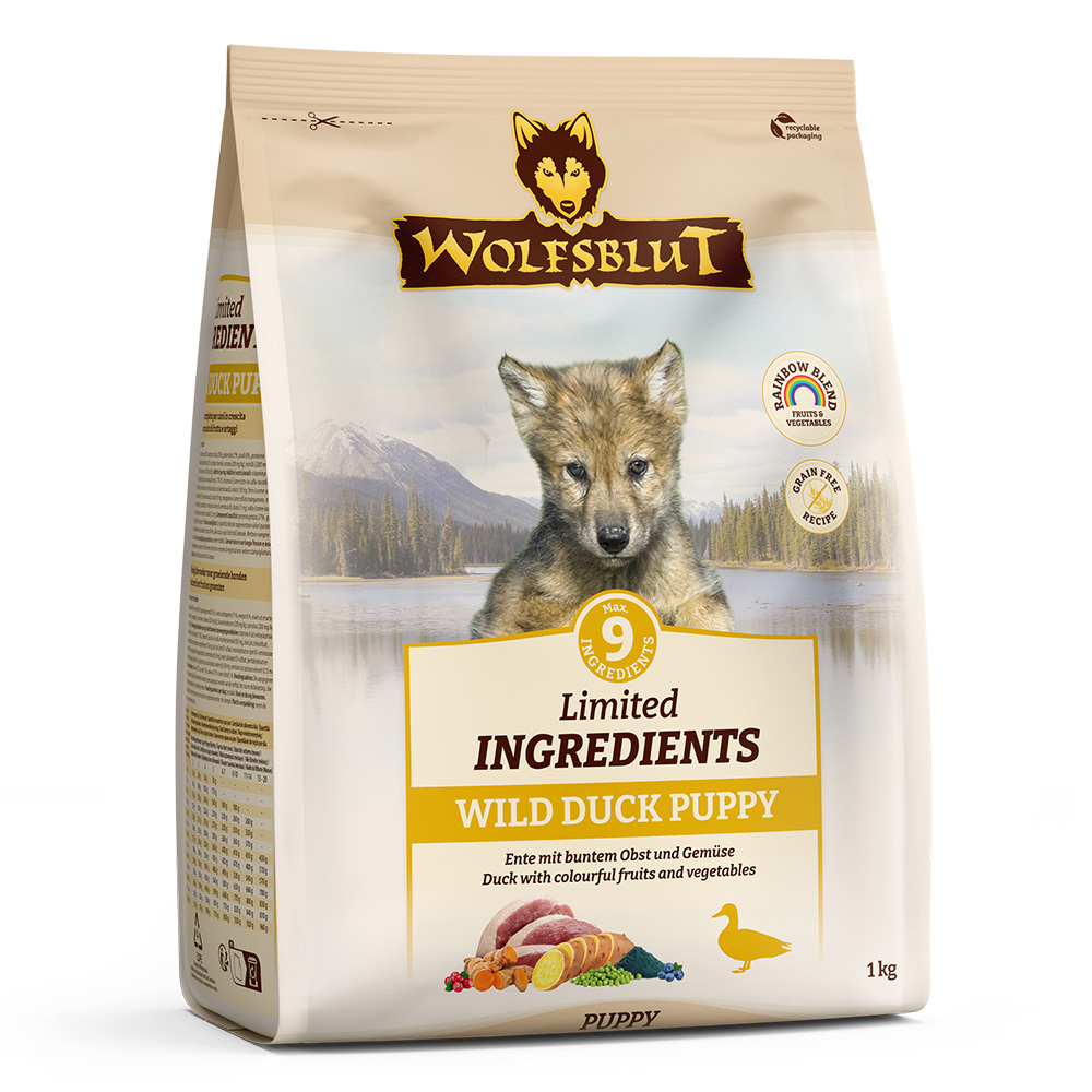 Wolfsblut | Wild Duck | Limited Ingredients Puppy | 5 x 1 kg Wolfsblut | Wild Duck | Limited Ingredients Puppy | 5 x 1 kg von Wolfsblut