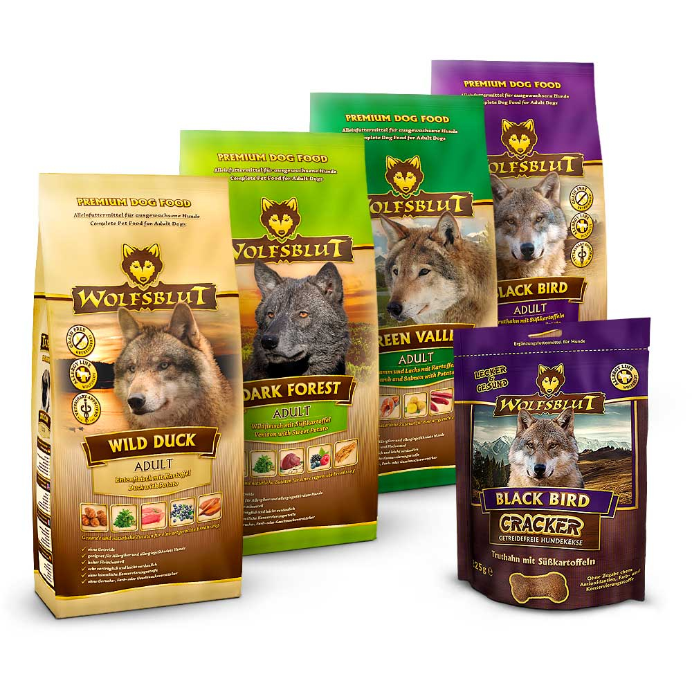 Wolfsblut | Mixpaket Trockenfutter klein | Adult | 1 Paket Wolfsblut | Mixpaket Trockenfutter klein | Adult | 1 Paket von Wolfsblut