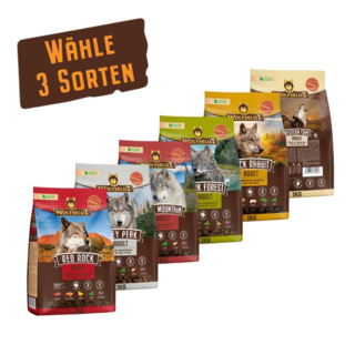 Wolfsblut | Probierpaket: Hypoallergen 3 x 1 kg |  | 1 Paket von Wolfsblut