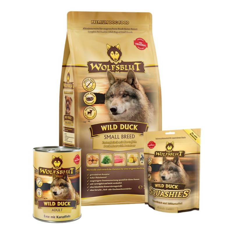 Wolfsblut | Probierpaket: Wild Duck Small Breed | Small Breed | 1 Paket von Wolfsblut