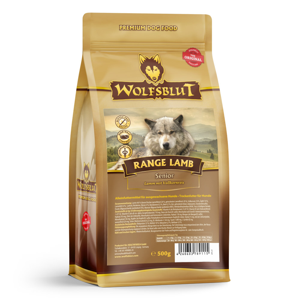 Wolfsblut | Range Lamb | Senior | 4 x 500 g Wolfsblut | Range Lamb | Senior | 4 x 500 g von Wolfsblut