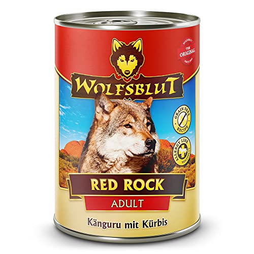 Wolfsblut - Red Rock - 6 x 395 g - Känguru - Nassfutter - Hundefutter - Getreidefrei von Wolfsblut