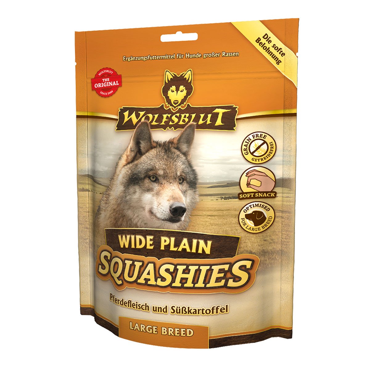 Wolfsblut Squashies Wide Plain Large Breed 6x300g von Wolfsblut