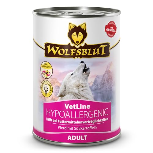 Wolfsblut VetLine Hypoallergenic Pferd 6 x 395g | Nassfutter von Wolfsblut