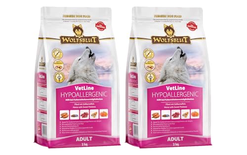 Wolfsblut VetLine Hypoallergenic Pferd 2 x 2kg Trockenfutter – Diät-Alleinfuttermittel für Hunde mit Futtermittelunverträglichkeiten, getreidefrei, mit Pferd & Süßkartoffel Wolfsblut VetLine Hypoallergenic Pferd 2 x 2kg Trockenfutter – Diät-Alleinfuttermittel für Hunde mit Futtermittelunverträglichkeiten, getreidefrei, mit Pferd & Süßkartoffel von Wolfsblut
