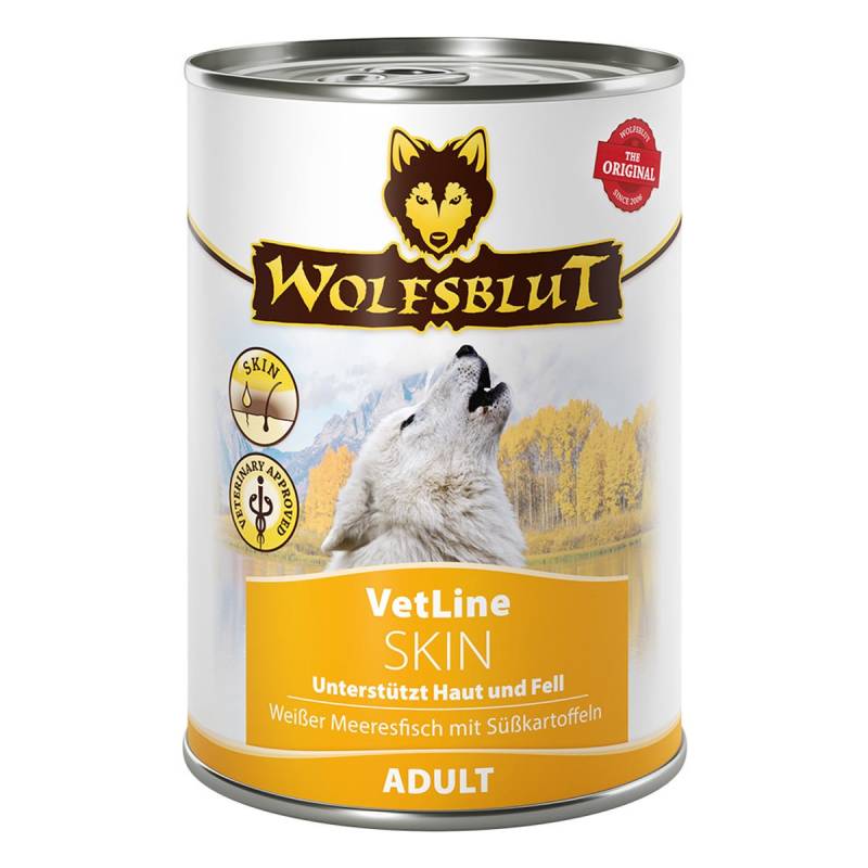 Wolfsblut VetLine Skin - Weißer Meeresfisch 6x395g von Wolfsblut VetLine