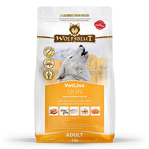 Wolfsblut Vetline Skin & Coat 2 kg | Trockenfutter für Haut & Fell von Wolfsblut
