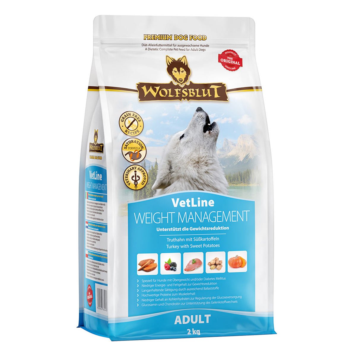 Wolfsblut VetLine Weight Management Truthahn 2kg Wolfsblut VetLine Weight Management Truthahn 2kg von Wolfsblut VetLine