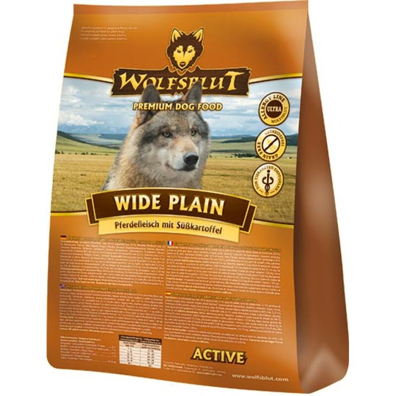 Wolfsblut Wide Plain Active Sparpaket 2 x 12,5 kg (5,76 € pro 1 kg) von Wolfsblut