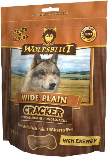 Wolfsblut - Wide Plain Cracker - 225 g - Pferd - Snack - Hundefutter - Getreidefrei von Wolfsblut