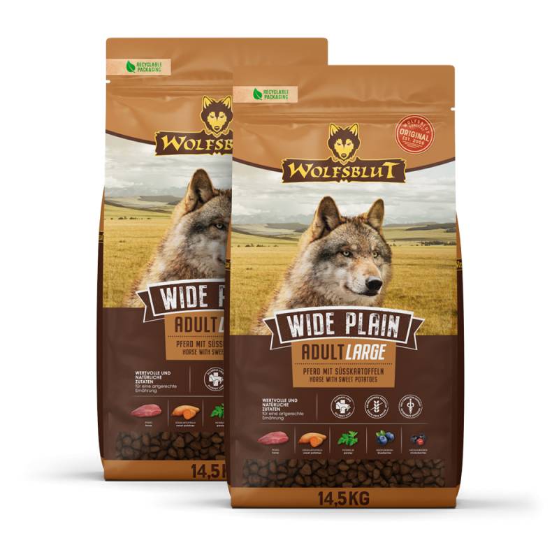 Wolfsblut | Wide Plain | Large Breed | 2 x 14,5 kg Wolfsblut | Wide Plain | Large Breed | 2 x 14,5 kg von Wolfsblut