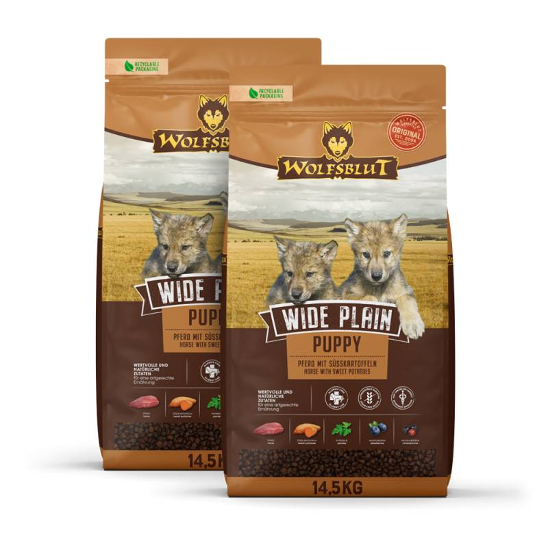 Wolfsblut | Wide Plain | Puppy | 2 x 14,5 kg Wolfsblut | Wide Plain | Puppy | 2 x 14,5 kg von Wolfsblut
