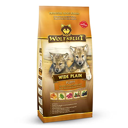 Wolfsblut - Wide Plain Puppy - 4 x 2 kg - Pferd Trockenfutter - Hundefutter - Getreidefrei von Wolfsblut