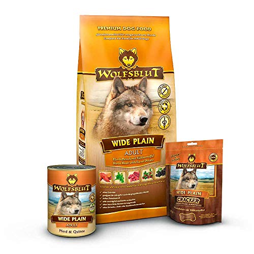Wolfsblut - Wide Plain Trockenfutter Mixpaket 2 kg + 395g + 225g - Trockenfutter - Hundefutter - Getreidefrei - Probierpaket von Wolfsblut