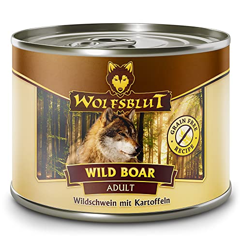 Wolfsblut - Wild Boar - 6 x 200 g - Wildschwein - Nassfutter - Hundefutter - Getreidefrei von Wolfsblut