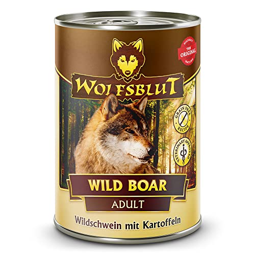 Wolfsblut - Wild Boar - 6 x 395 g - Wildschwein - Nassfutter - Hundefutter - Getreidefrei von Wolfsblut