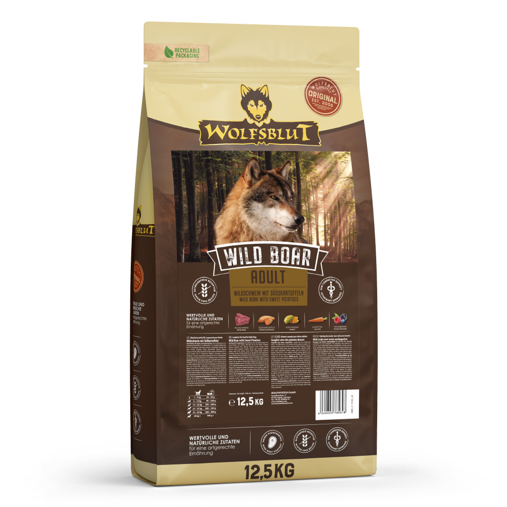 Wolfsblut | Wild Boar | Adult | 2 x 12,5 kg Wolfsblut | Wild Boar | Adult | 2 x 12,5 kg von Wolfsblut