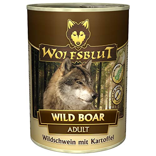 Wolfsblut Wild Boar Adult Nassfutter für Hunde mit Wildschwein und Kartoffeln - 6 x 200 g von Wolfsblut