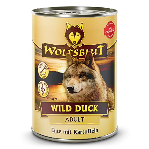 Wolfsblut - Wild Duck - 6 x 395 g - Ente - Nassfutter - Hundefutter - Getreidefrei von Wolfsblut