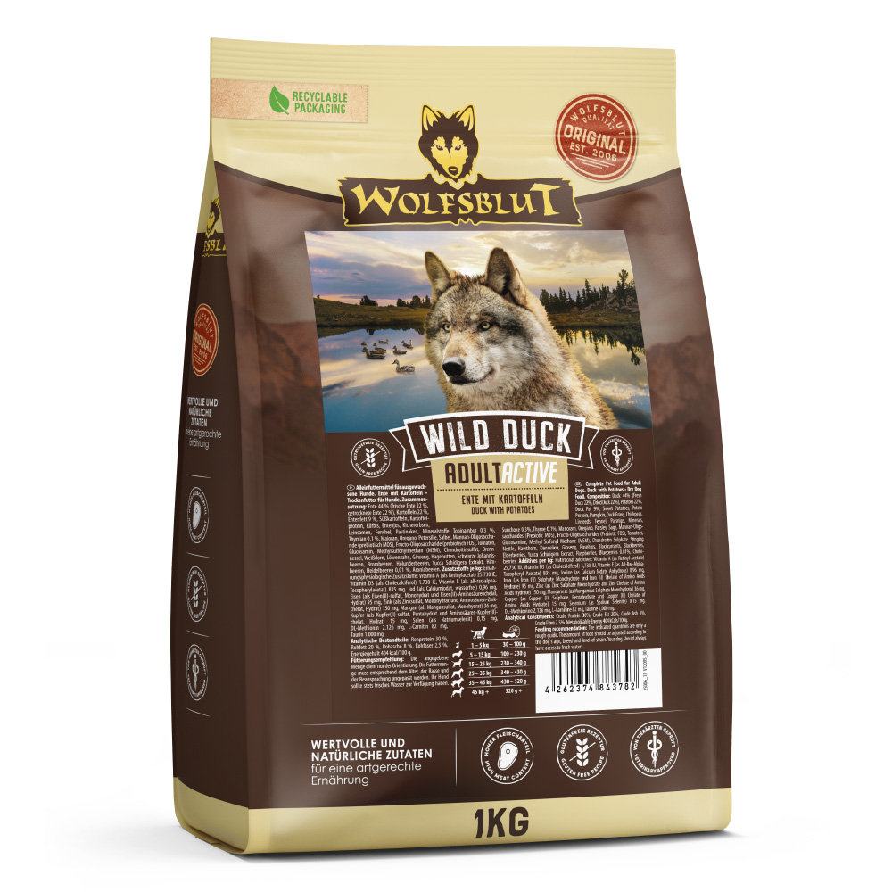 Wolfsblut | Wild Duck | Active | 1 kg von Wolfsblut