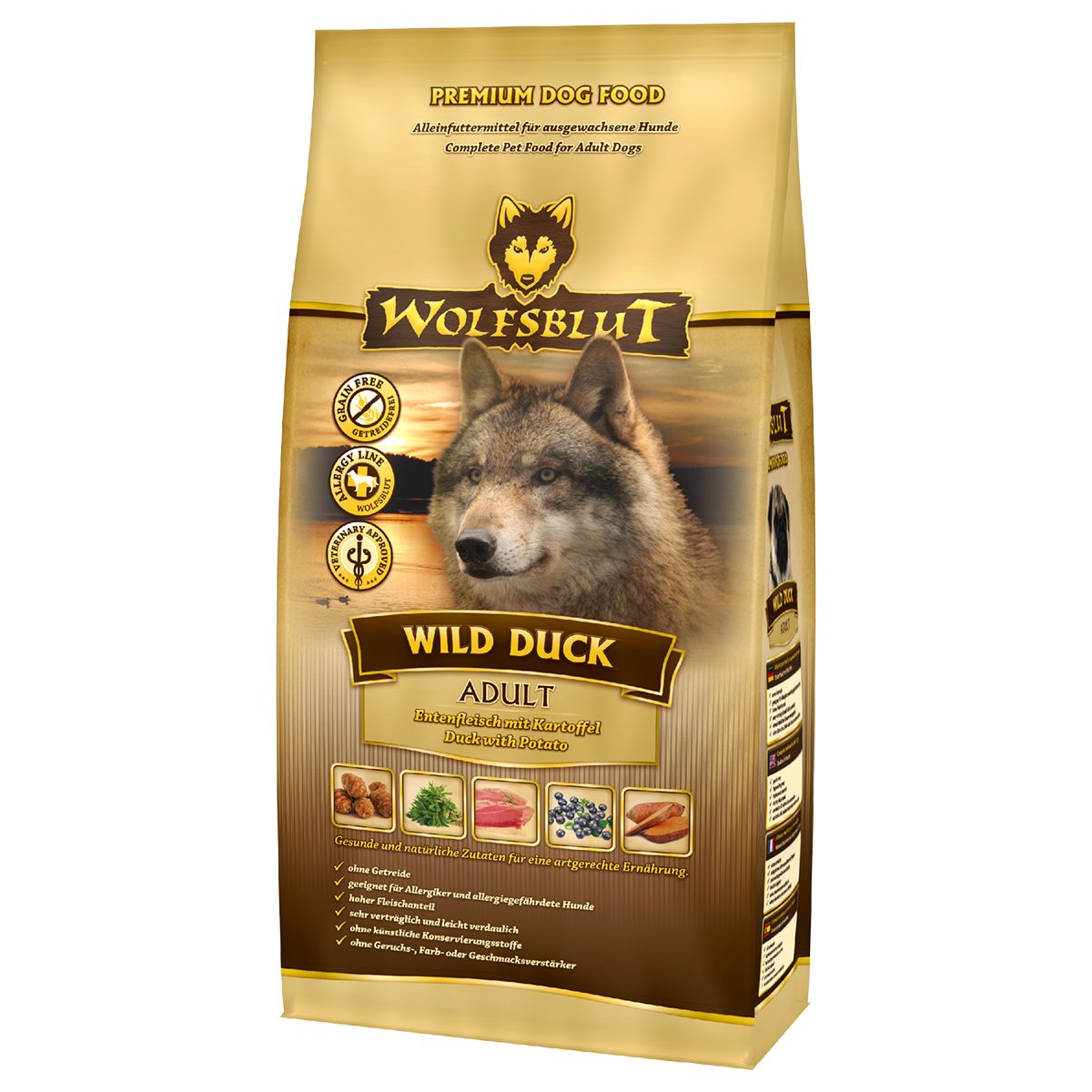 Wolfsblut Wild Duck Adult 2kg Wolfsblut Wild Duck Adult 2kg von Wolfsblut