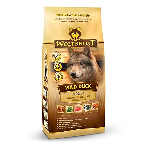 Wolfsblut - Wild Duck Adult - 4 x 2 kg - Ente - Trockenfutter - Hundefutter - Getreidefrei von Kebnor
