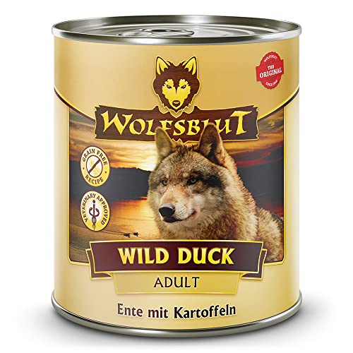 Wolfsblut Wild Duck Hundefutter für Erwachsene, 800 g, 6 Stück von Wolfsblut