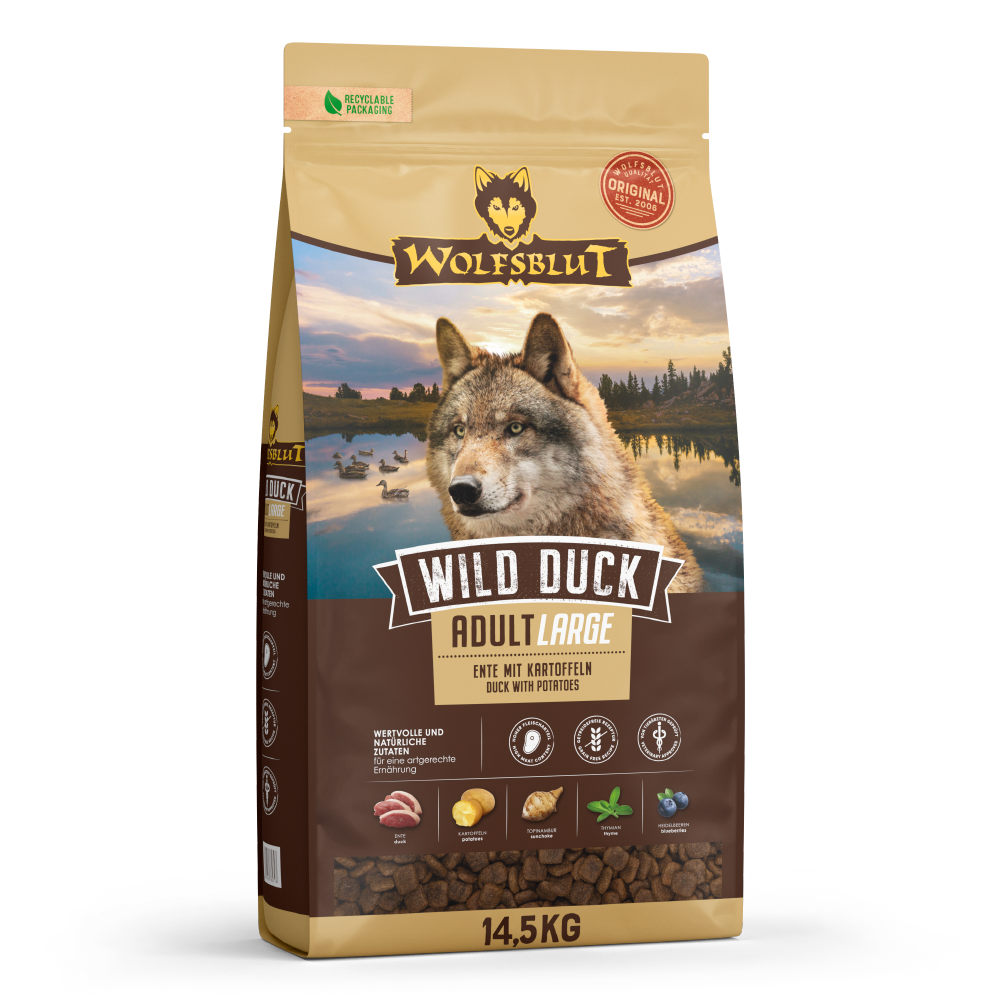 Wolfsblut | Wild Duck | Large Breed | 14,5 kg von Wolfsblut
