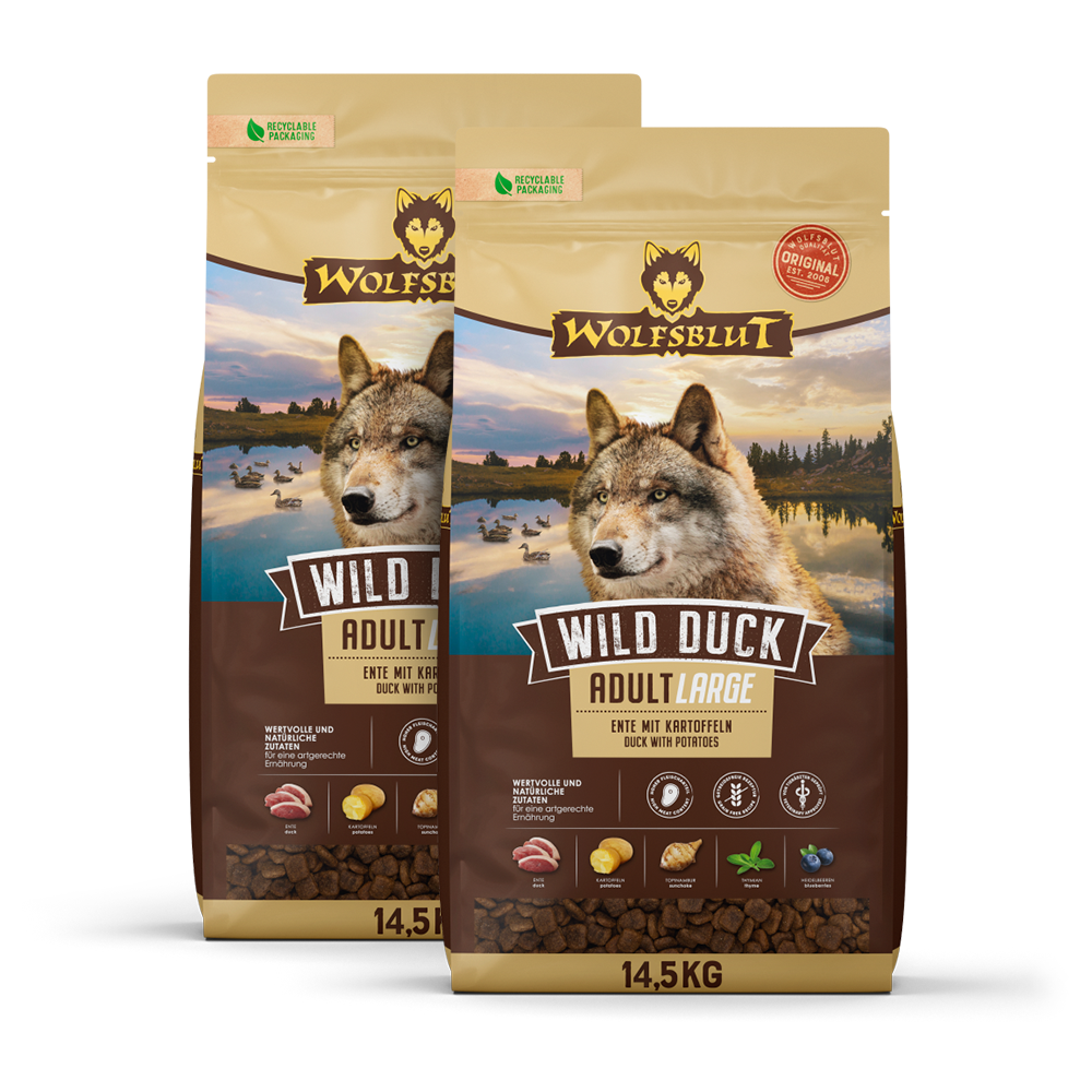 Wolfsblut | Wild Duck | Large Breed | 2 x 14,5 kg Wolfsblut | Wild Duck | Large Breed | 2 x 14,5 kg von Wolfsblut