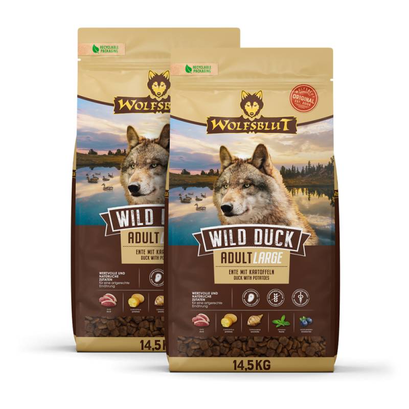 Wolfsblut | Wild Duck | Large Breed | 2 x 14,5 kg Wolfsblut | Wild Duck | Large Breed | 2 x 14,5 kg von Wolfsblut