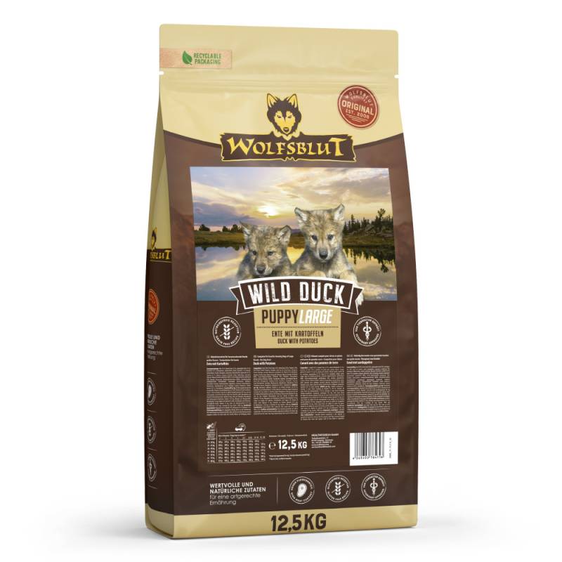 Wolfsblut | Wild Duck | Large Breed Puppy | 2 x 12,5 kg von Wolfsblut