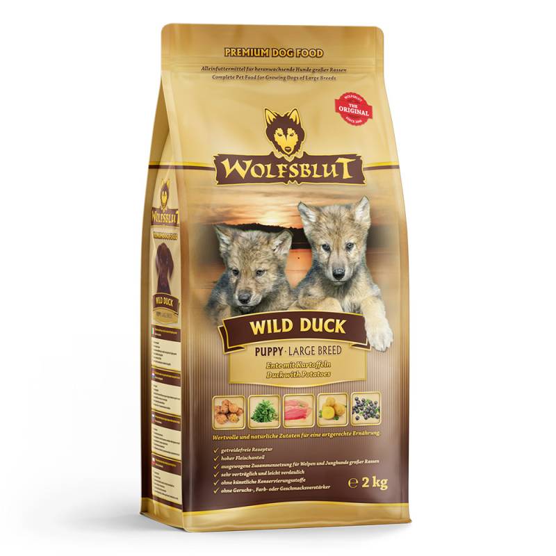 Wolfsblut | Wild Duck | Large Breed Puppy | 3 x 2 kg Wolfsblut | Wild Duck | Large Breed Puppy | 3 x 2 kg von Wolfsblut